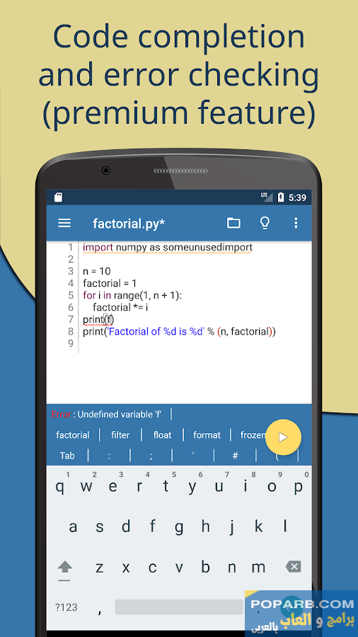 تحميل تطبيق Pydroid 3 – IDE for Python 3 تنزيل مجانًا للاندرويد-download-pydroid-3-ide-for-python-3-free-665