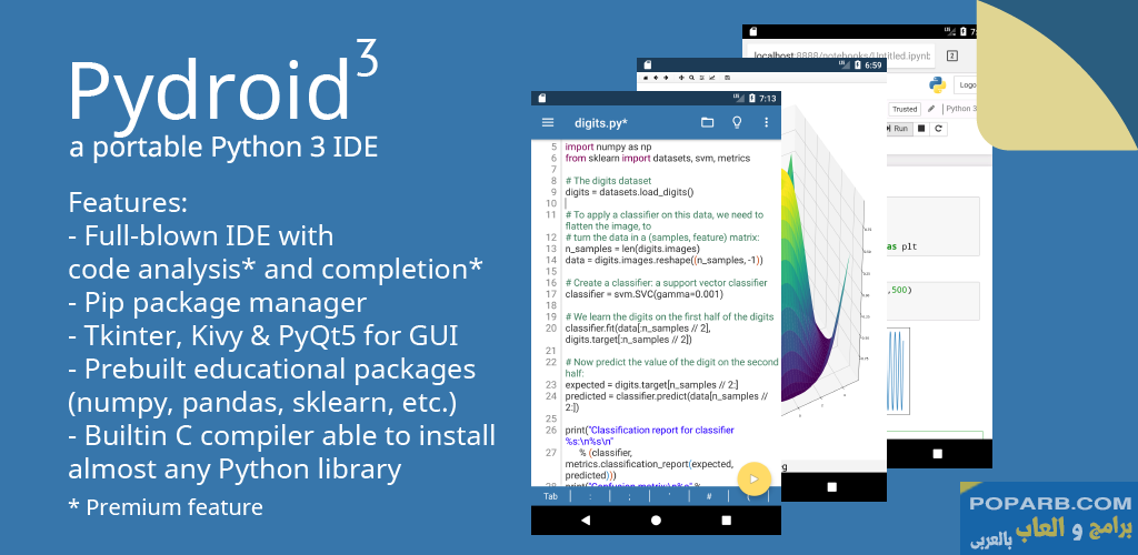 تحميل تطبيق Pydroid 3 – IDE for Python 3 تنزيل مجانًا للاندرويد-download-pydroid-3-ide-for-python-3-free-665