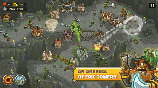 تحميل لعبة Kingdom Rush Frontiers TD للاندرويد والايفون مجانًا-download-kingdom-rush-frontiers-td-free-628